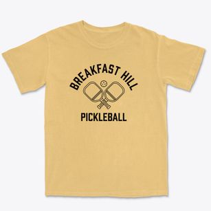 Breakfast Hill New Hampshire Pickleball Premium Heavyweight T-shirt
