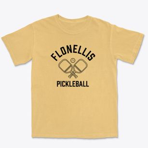Flonellis California Pickleball Premium Heavyweight T-shirt