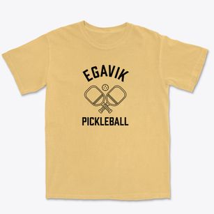 Egavik Alaska Pickleball Premium Heavyweight T-shirt