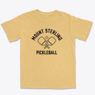 Mount Sterling Illinois Pickleball Premium Heavyweight T-shirt
