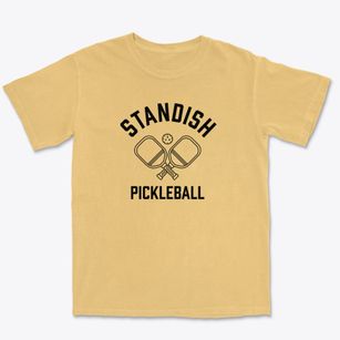 Standish Michigan Pickleball Premium Heavyweight T-shirt