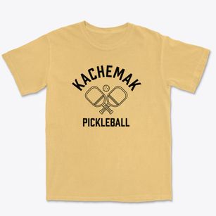 Kachemak Alaska Pickleball Premium Heavyweight T-shirt
