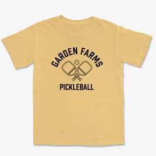 Garden Farms California Pickleball Premium Heavyweight T-shirt