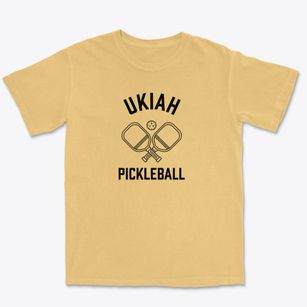 Ukiah Oregon Pickleball Premium Heavyweight T-shirt