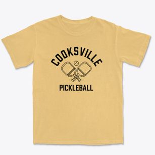 Cooksville Illinois Pickleball Premium Heavyweight T-shirt
