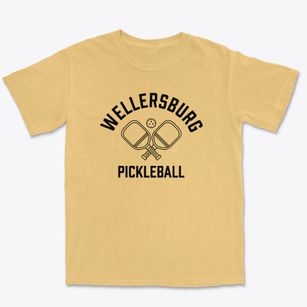 Wellersburg Pennsylvania Pickleball Premium Heavyweight T-shirt