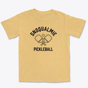 Snoqualmie Washington Pickleball Premium Heavyweight T-shirt