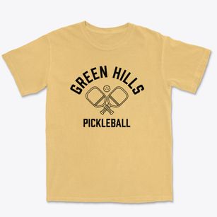 Green Hills Pennsylvania Pickleball Premium Heavyweight T-shirt