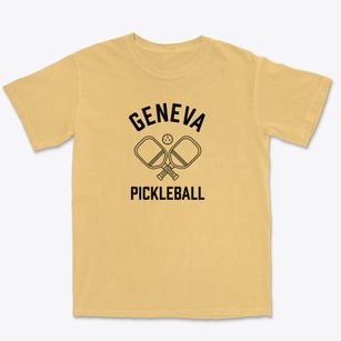 Geneva New York Pickleball Premium Heavyweight T-shirt