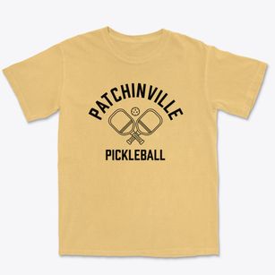 Patchinville New York Pickleball Premium Heavyweight T-shirt