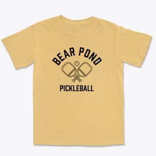 Bear Pond North Carolina Pickleball Premium Heavyweight T-shirt