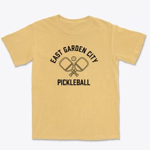 East Garden City New York Pickleball Premium Heavyweight T-shirt