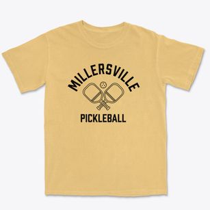 Millersville Illinois Pickleball Premium Heavyweight T-shirt