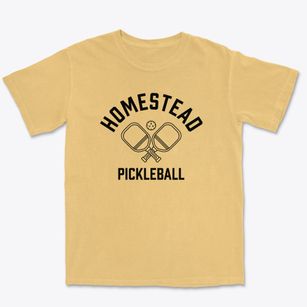 Homestead North Carolina Pickleball Premium Heavyweight T-shirt