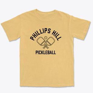 Phillips Hill Delaware Pickleball Premium Heavyweight T-shirt