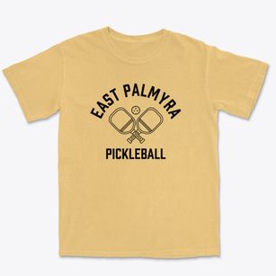 East Palmyra New York Pickleball Premium Heavyweight T-shirt