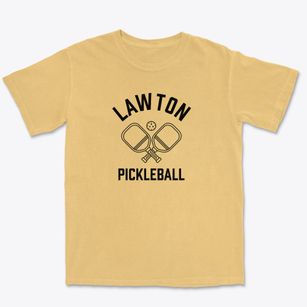 Lawton Wisconsin Pickleball Premium Heavyweight T-shirt