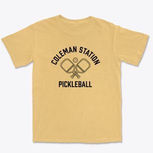 Coleman Station New York Pickleball Premium Heavyweight T-shirt