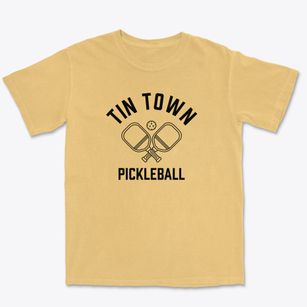 Tin Town Missouri Pickleball Premium Heavyweight T-shirt