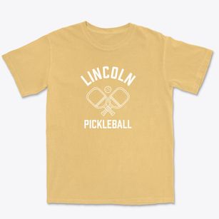 Lincoln Oregon Pickleball Premium Heavyweight T-shirt