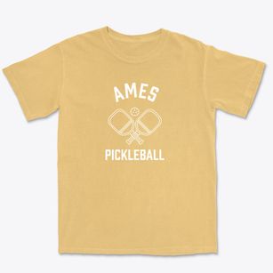 Ames West Virginia Pickleball Premium Heavyweight T-shirt