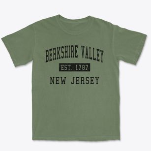 Berkshire Valley New Jersey Classic Established Premium Heavyweight T-shirt