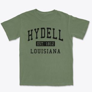 Hydell Louisiana Classic Established Premium Heavyweight T-shirt