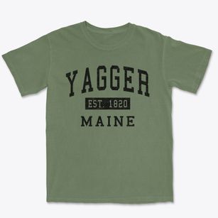 Yagger Maine Classic Established Premium Heavyweight T-shirt