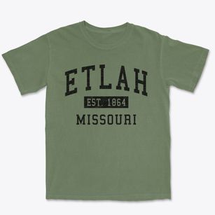Etlah Missouri Classic Established Premium Heavyweight T-shirt