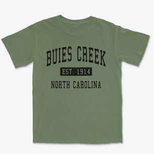 Buies Creek North Carolina Classic Established Premium Heavyweight T-shirt