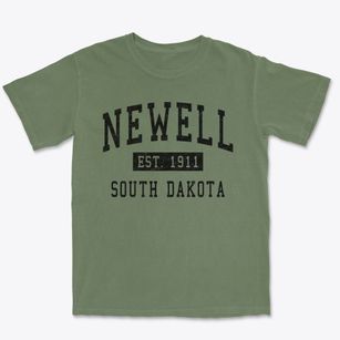 Newell South Dakota Classic Established Premium Heavyweight T-shirt