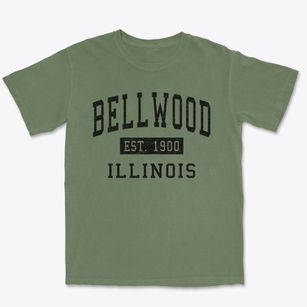 Bellwood Illinois Classic Established Premium Heavyweight T-shirt
