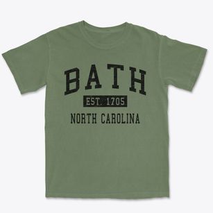 Bath North Carolina Classic Established Premium Heavyweight T-shirt