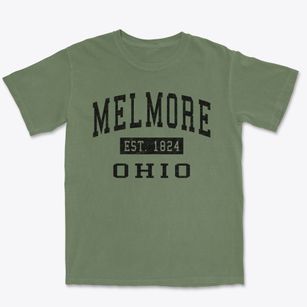 Melmore Ohio Classic Established Premium Heavyweight T-shirt