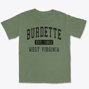 Burdette West Virginia Classic Established Premium Heavyweight T-shirt