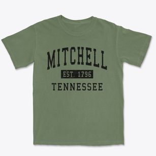 Mitchell Tennessee Classic Established Premium Heavyweight T-shirt
