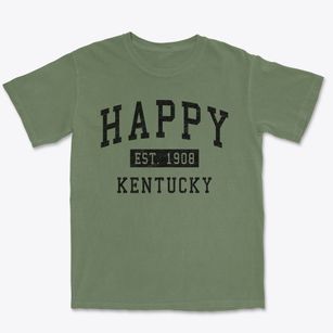 Happy Kentucky Classic Established Premium Heavyweight T-shirt