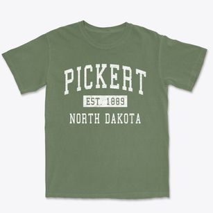 Pickert North Dakota Classic Established Premium Heavyweight T-shirt