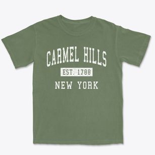 Carmel Hills New York Classic Established Premium Heavyweight T-shirt