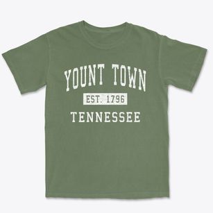 Yount Town Tennessee Classic Established Premium Heavyweight T-shirt