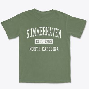 Summerhaven North Carolina Classic Established Premium Heavyweight T-shirt