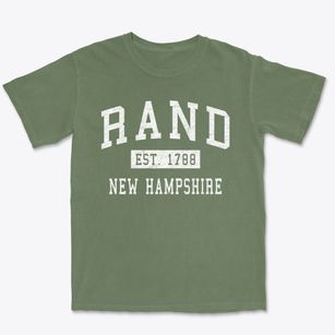 Rand New Hampshire Classic Established Premium Heavyweight T-shirt