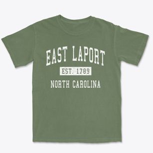 East Laport North Carolina Classic Established Premium Heavyweight T-shirt