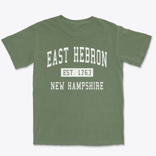 East Hebron New Hampshire Classic Established Premium Heavyweight T-shirt