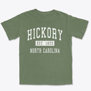 Hickory North Carolina Classic Established Premium Heavyweight T-shirt
