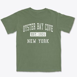 Oyster Bay Cove New York Classic Established Premium Heavyweight T-shirt