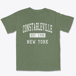 Constableville New York Classic Established Premium Heavyweight T-shirt