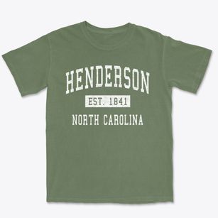Henderson North Carolina Classic Established Premium Heavyweight T-shirt