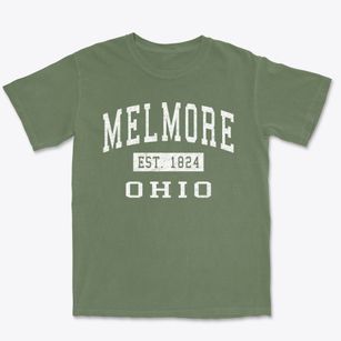 Melmore Ohio Classic Established Premium Heavyweight T-shirt