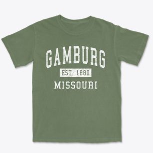 Gamburg Missouri Classic Established Premium Heavyweight T-shirt